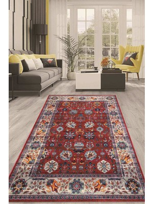 Napoli Home Dijital Kaymaz Taban Yıkanabilir Modern Renkli Salon Halısı Mutfak Halısı Yolluk ND-HT-1474