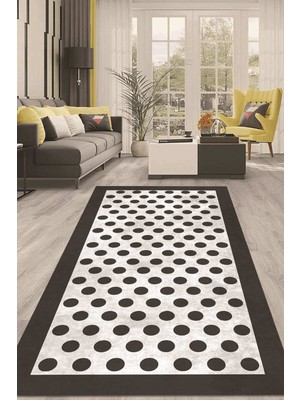 Napoli Home Dijital Kaymaz Taban Yıkanabilir Modern Renkli Salon Halısı Mutfak Halısı Yolluk ND-HT-140