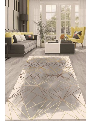 Napoli Home Dijital Kaymaz Taban Yıkanabilir Modern Renkli Salon Halısı Mutfak Halısı Yolluk ND-HT-1382