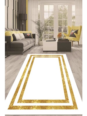 Napoli Home Dijital Kaymaz Taban Yıkanabilir Modern Renkli Salon Halısı Mutfak Halısı Yolluk ND-HT-1266