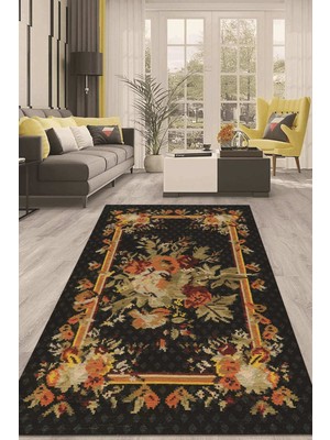 Napoli Home Dijital Kaymaz Taban Yıkanabilir Modern Renkli Salon Halısı Mutfak Halısı Yolluk ND-HT-452