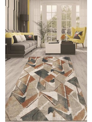 Napoli Home Dijital Kaymaz Taban Yıkanabilir Modern Renkli Salon Halısı Mutfak Halısı Yolluk ND-HT-172