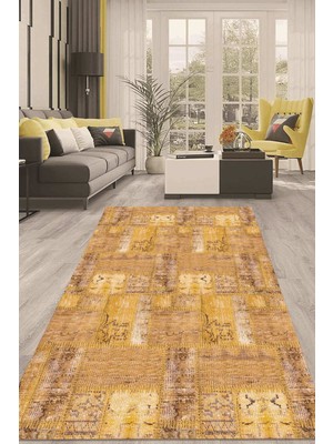 Napoli Home Dijital Kaymaz Taban Yıkanabilir Modern Renkli Salon Halısı Mutfak Halısı Yolluk ND-HT-700