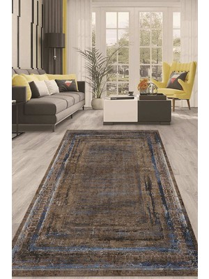 Napoli Home Dijital Kaymaz Taban Yıkanabilir Modern Renkli Salon Halısı Mutfak Halısı Yolluk ND-HT-970