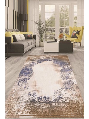 Napoli Home Dijital Kaymaz Taban Yıkanabilir Modern Renkli Salon Halısı Mutfak Halısı Yolluk ND-HT-517