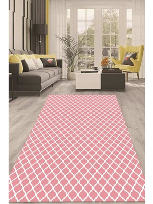 Napoli Home Dijital Kaymaz Taban Yıkanabilir Modern Renkli Salon Halısı Mutfak Halısı Yolluk ND-HT-521