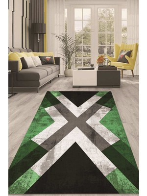 Napoli Home Dijital Kaymaz Taban Yıkanabilir Modern Renkli Salon Halısı Mutfak Halısı Yolluk ND-HT-812