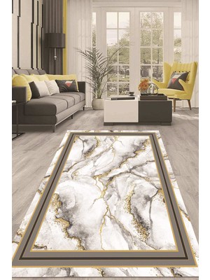 Napoli Home Dijital Kaymaz Taban Yıkanabilir Modern Renkli Salon Halısı Mutfak Halısı Yolluk ND-HT-851