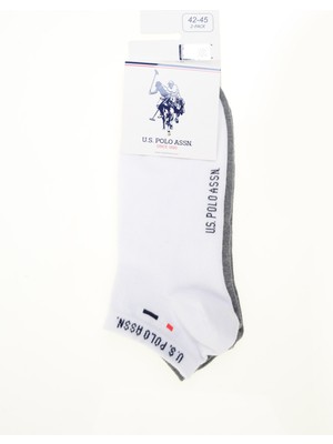 U.S. Polo Assn. Beyaz Erkek Çorap JAMES-SK22-2.VR013