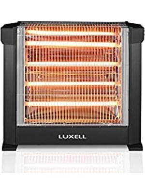 Kumtel Luxell LX-2760 Mini Şömine Isıtıcı, 2200 W, 3 Güç Seviyesi, 4 Tüp, Siyah