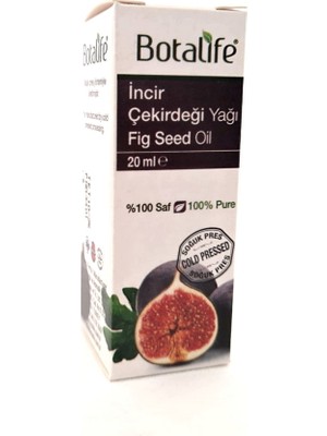 Botalife %100 Saf Doğal İncir Çekirdeği Yağı(ficus carica) 20 ml