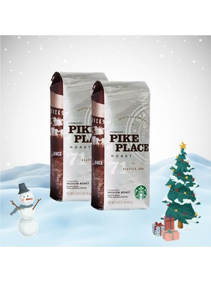 Starbucks Yılbaşı Paketi Pike Place Roast Çekirdek Kahve 250 gr x 2