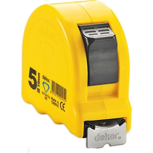Şerit Metre Çelik Metre Sarı 5 mt x 25 mm
