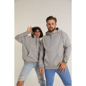 BAV Butik Ayvitrin Sevgili Kombini Çift Ovarsize Kapşonlu Üç Iplik Sweatshirt