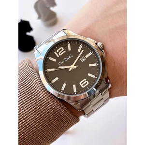 Pierre Cardin 800411F01I Pierre Cardin Çelik Kordon Erkek Kol Saati 30 mt Su Gecirmez + Doğal Taş Bileklik Hediye