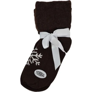 Dode Flora Kadın Extra Kalın Yünlü Kar Tanesi Desenli Termal Çorap