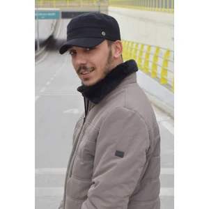 Göksu Şapka Siyah Kışlık Kastro Kep Castro Kep Astarlı Şapka