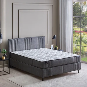 Bedding Wool Sense Yatak - Baza - Başlık Set - Koyu Gri