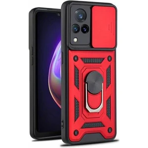  Apsuwa Vivo V21 Kılıf Yüzüklü Standlı Kamera Korumalı Pars