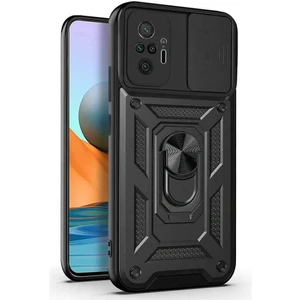 Xiaomi Redmi Note 10 Pro Kılıf Yüzüklü Standlı Kamera Korumalı Pars