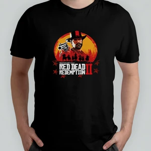Red Dead Redemption %100 Pamuklu Bisiklet Yaka T-Shirt Model - 2