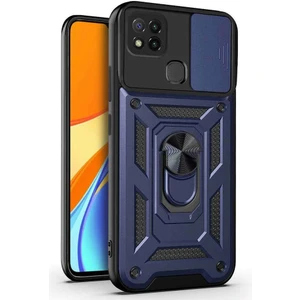 Xiaomi Redmi 9c Kılıf Yüzüklü Standlı Kamera Korumalı Pars