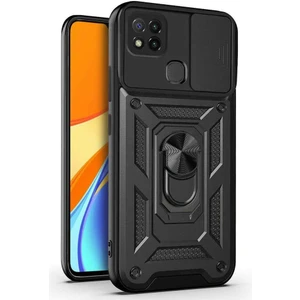 Xiaomi Redmi 9c Kılıf Yüzüklü Standlı Kamera Korumalı Pars