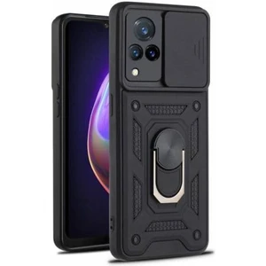  Apsuwa Vivo V21 Kılıf Yüzüklü Standlı Kamera Korumalı Pars