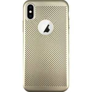 Fitcase iPhone x / Xs Kılıf Point Sert Arka Kapak Gold