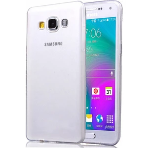 Samsung Galaxy E5 (E500) Color Curve Silikon Arka Kapak / Kılıf Şeffaf