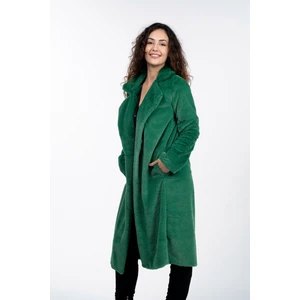 Kadın Yumuşacık Peluş Kürk Kaban