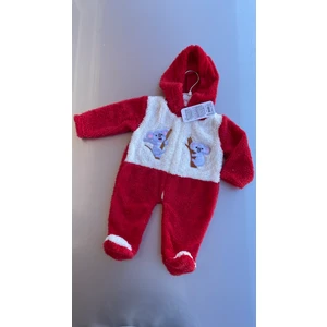 Yüksel Bebe Koala Baskılı, Kapüşonlu, Fermuarlı Tulum