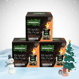 Yılbaşı Paketi Büyülü Bohça Oolong Çayı Mango ve Hindistan Cevizi x 3