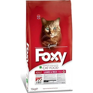 Foxy-Foxy Kuzu Etli ve Pirinçli Yetişkin Kedi Maması 15 kg