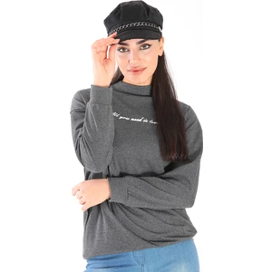 Kadın Kışlık Şapka Zincir Aksesuarlı Kaşe Kumaş Kaptan Kasket Model