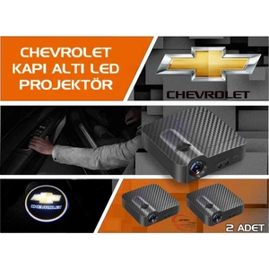 Chevrolet Araçları Için Kapı Altı Logo 7 LED Projektör (2 Adet)