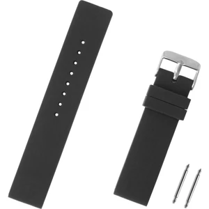 16MM Siyah Silikon Saat Kordonu Kayış