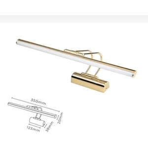 Gold Kasa (Beyaz ışık) Banyo Duvar Ayna Tablo Aydınlatması Resim Aplik Flüt Aplik Kuğu Aplik Ledli Aplik