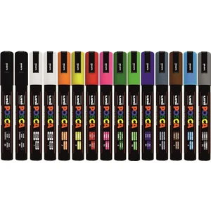 Posca Marker Pc-3m Keçeli Kalem 15'li Set