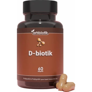 Doğadan Bizim Artıbiotik D-Biotik 60 Kapsül