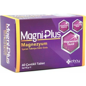 Magniplus Magnezyum Takviye Edici Gıda 60 Çentikli Tablet
