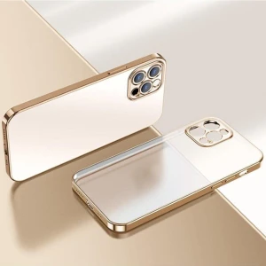 Apple iPhone 14 Pro Max Lazer Kamera Lens Korumalı Plating Telefon Kılıf&kapak