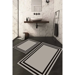 Napoli Home Dijital Baskılı Kaymaz Taban Yıkanabilir 2'li Klozet Takımı Banyo Paspası NDKZ-HT-527