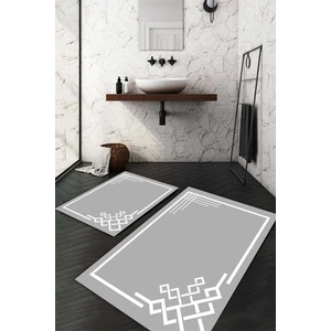 Napoli Home Dijital Baskılı Kaymaz Taban Yıkanabilir 2'li Klozet Takımı Banyo Paspası NDKZ-HT-856