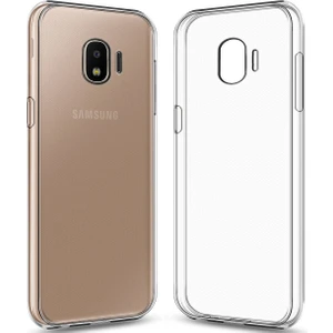 Samsung Galaxy J2 Core (J260) Kılıf Fitcase Toz Koruma Tıpalı Şeffaf Arka Kapak