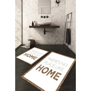 Napoli Home Dijital Baskılı Kaymaz Taban Yıkanabilir 2'li Klozet Takımı Banyo Paspası NDKZ-SD-358