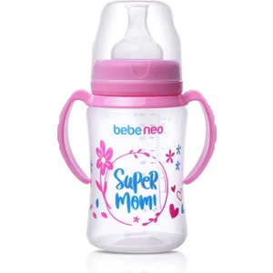 Geniş Ağız Kulplu Pp Biberon Bpa Içermez 250 ml Antikolik Biberon Kaliteli Sağlıklı Kırılmaz