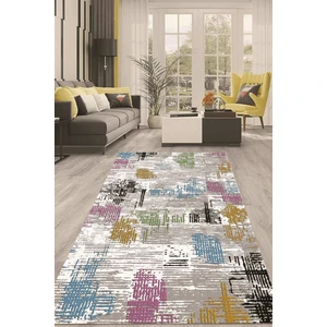 Napoli Home Dijital Kaymaz Taban Yıkanabilir Modern Renkli Salon Halısı Mutfak Halısı Yolluk ND-HT-514