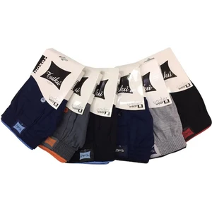 Erkek Boxer Tutku Düğmeli Pamuklu 6 Lı