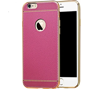 Fitcase Laser Elegant iPhone 7-8 Silikon Arka Kapak Pembe